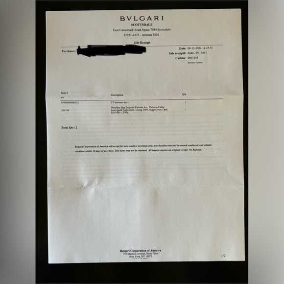 *NIB* Bulgari Serpenti Forever, Chevron & Leather - Picture 15 of 15